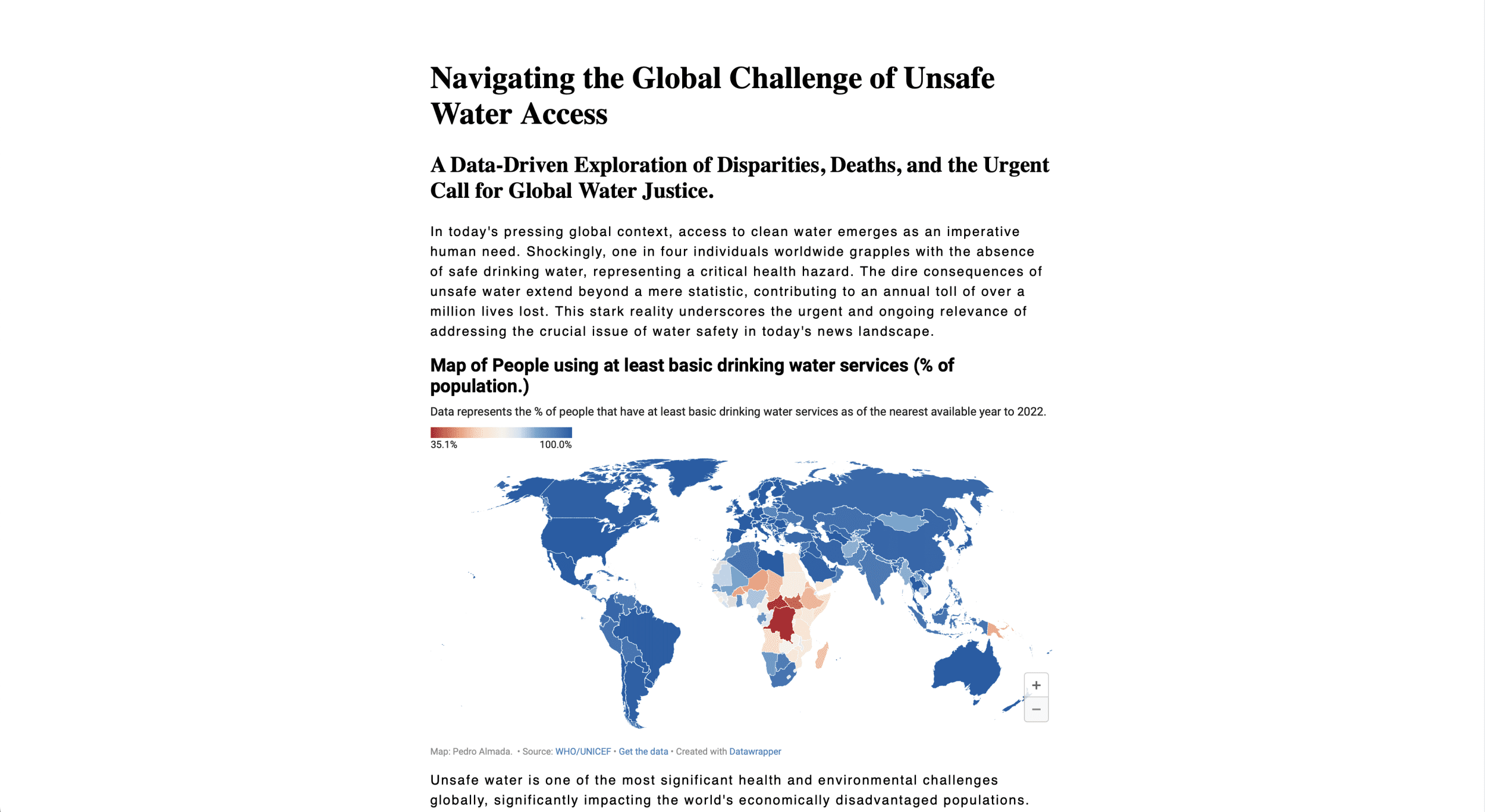 Navigating the Global Challenge of Unsafe Water Access